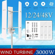 3KW 12V-48V Générateur de turbine éolienne verticale, démarrage à basse vitesse