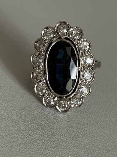 7780 bague ancienne platine - 7780-,