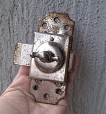 Ancienne Targette / verrou / loquet de porte en métal