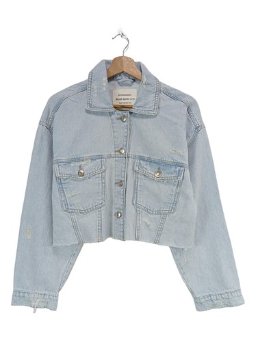 Stradivarius veste jean - en,