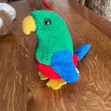 Peluche Doudou Perroquet Enfant ❤️ Hauteur 16cm