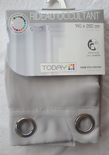 Rideau occultant gris zinc