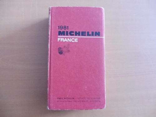 Ancien guide michelin 1981 - michelin,