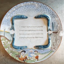 Assiette parlante barbotine - parlante,