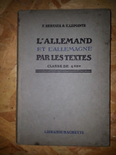 l allemand et l'Allemagne par