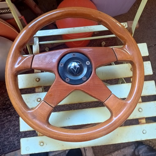 Ancien volant sport bois - volant,