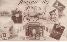 JEUX OLYMPIQUES 1924 Souvenir des jeux Olympiques