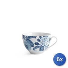 6X Tasses Jumbo Pcl Rose Bleu