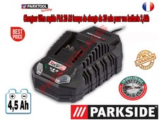 Chargeur Rapide PARKSIDE PLG 20 4,5A pour Batterie 20V 4 Ah