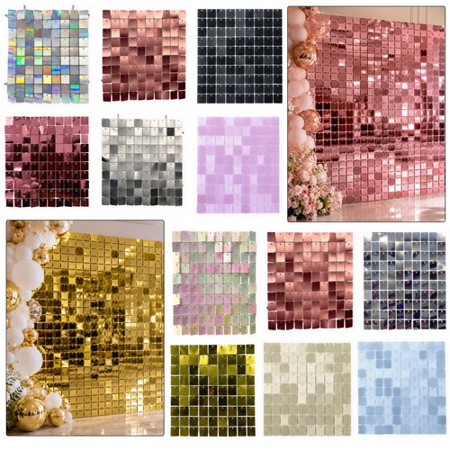 Panneaux muraux paillettes - panneaux,