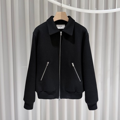 Celine textured wool teddy - textured,