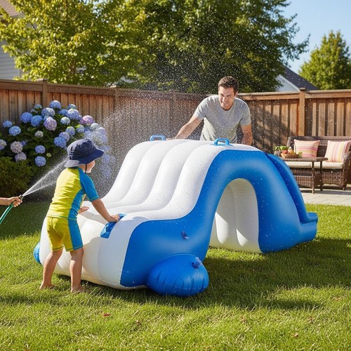 Toboggan gonflable pour