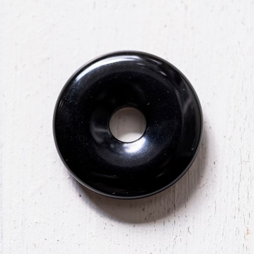 Donut pendentif onyx - donut,