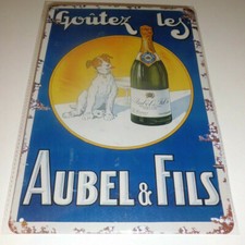  Plaque Métal Tôlée Vintage