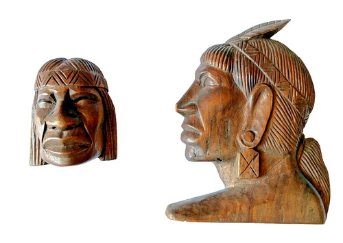 Masques bois du paraguay - 2, en