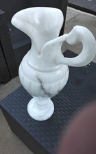 vase très belle pièces art déco ancien marbre blanc ou albâtre