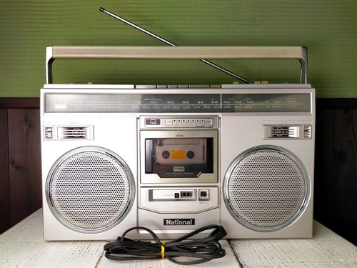 National vintage boombox - vintage, radio