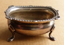 Saleron salière argent massif