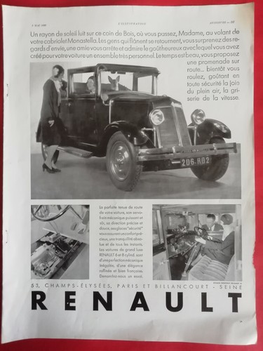 Publicité automobile renault - ,