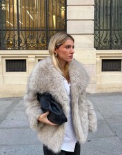 Manteau fausse fourrure - fausse,
