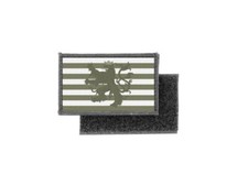 Patch ecusson imprime camo camouflage badge drapeau luxembourg lion