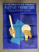 Affiche ancienne originale Paul Colin