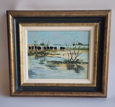 Tableau Camargue Taureau