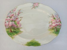 PLAT EN PORCELAINE ANGLAISE ROYAL ALBERT BLOSSOM TIME BONE CHINA ENGLAND