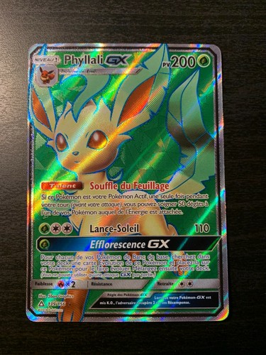 Carte pokémon phyllali gx - carte,