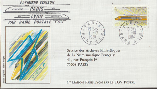 2334 fdc enveloppe 1er - enveloppe,
