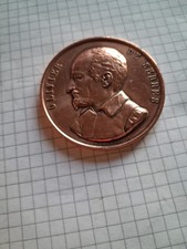 Médaille Cuivre Olivier De SERRES Signée H. DE LONGUEIL COMICE AGRICOLE DE ST...