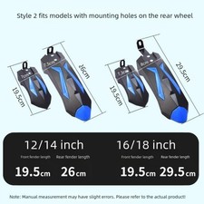 Garde boue arrière vélo