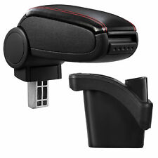 Pour Renault Megane II 2 2002- Accoudoir Central Cuir Référence Noir Rouge