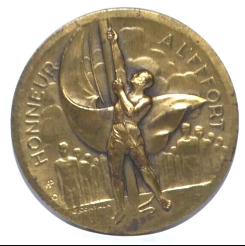 Medaille art deco - deco, honneur