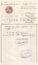 1930 GROUPEMENT D ACHATS M. CROIZET A COGNAC - M. LAFOSSE A CHARTRES