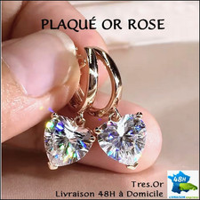 Plaqué Or Rose Boucles