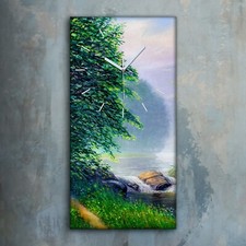 Horloge décorative sur toile