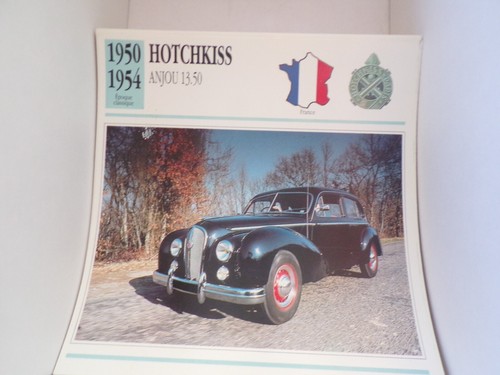 Fiche carte card - carte, voiture