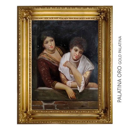 Cadre huile sur - huile, à