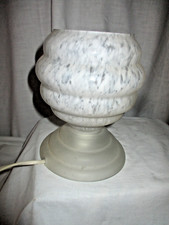 Lampe de chevet veilleuse globe VERRE CLICHY   Support verre pressé -XX è