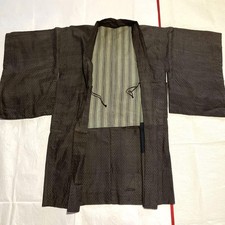 Kimono Haori Showa vintage fait main japonais rétro ancien livraison japonaise