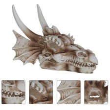 Fish Skull Dragon Décoration Aquarium Ornement De Crâne Décorations D'aquarium