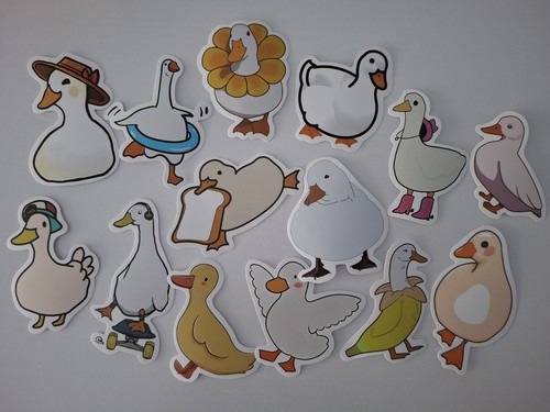 Lot autocollants canards - ,