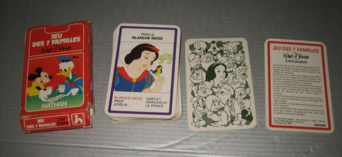 Ancien jeu familles walt - jeu,
