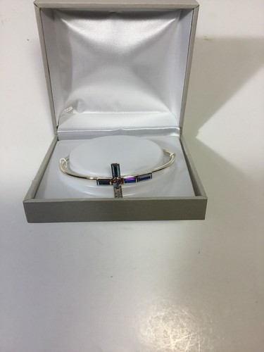 Cross bangle bracelet nib - cross,