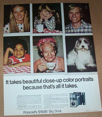 1971 print polaroid - ad,