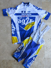 Maillot + cuissard cycliste AG2R 2004 vintage Décathlon shirt cyclisme XXL