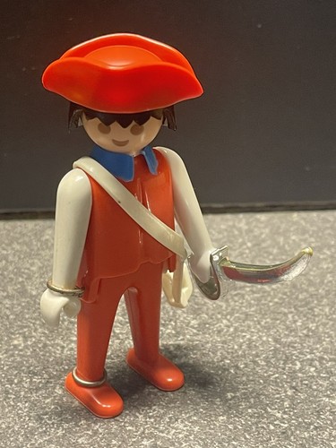 Playmobil vintage pirate rouge - vintage,