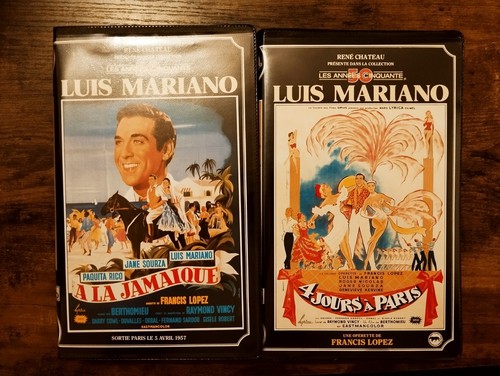 Lot vhs luis mariano - luis, rené