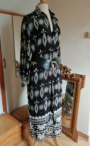 Robe chemise jupe longue - chemise, +